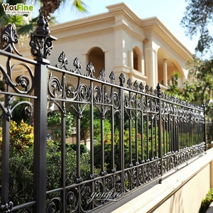 Clôture en <span class=keywords><strong>fer</strong></span> <span class=keywords><strong>forgé</strong></span> YOUFINE pour décoration extérieure <span class=keywords><strong>de</strong></span> <span class=keywords><strong>jardin</strong></span>, style moderne, en vente - Product Image 6