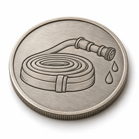 Pièce commémorative personnalisée en alliage de zinc avec motif tuyau, cadeau promotionnel pour les célébrations de groupe, fabrication en gros sur mesure