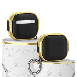 Funda de protección completa para auriculares <span class=keywords><strong>Airpods</strong></span> 1, 2, 3 <span class=keywords><strong>pro</strong></span>, 2, con mosquetón, TPU, galvanizado, apertura automática, <span class=keywords><strong>2022</strong></span> - Product Image 5