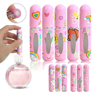 Conteneur cosmétique vide portable et réutilisable à motif floral pour le stockage – Vente en gros - Product Image 4