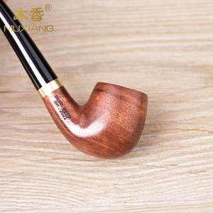 मुक्सीयांग कारखाने प्रत्यक्ष गंडल्फ पाइप थोक लकड़ी के चर्चवार्डन तंबाकू पाइप छोटे लकड़ी के पाइप - Product Image 3