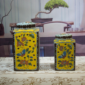 Mới Hiện Đại Cam Vuông Sứ Nồi Trung Quố<span class=keywords><strong>c</strong></span> Lưu Trữ Jar Với Mềm Hoa Trang Trí Nghệ Thuật Deco Phong <span class=keywords><strong>C</strong></span>ách Bình Gốm Cho Đám <span class=keywords><strong>C</strong></span>ưới - Product Image 3