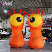 Ballons gonflables d'Halloween : Piliers lumineux LED en forme d'œil, monstres oculaires géants personnalisés pour Halloween