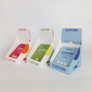 Empaquetado plegable impreso personalizado, caja de exhibición de pastillas de papel personalizada, embalaje de tarjeta blíster para vitamina/tableta - Product Image 3