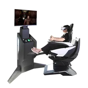 Yhy פארק כל סגסוגת אלומיניום 9d מציאות מדומה קולנוע רולר רכבת 360 מסתובב Vr כיסא סימולטור Vr 360