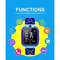 Montre connectée 4G pour enfants, localisation LBS, appel téléphonique SOS, carte SIM, caméra, horloge, réveil, montre électronique pour enfants, cadeau pour garçons et filles