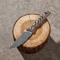 Hassas işçilik büyük bıçak avcılık Survival tam Tang açık şam çeliği bıçak kılıf ile