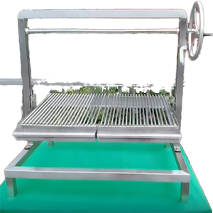 Parrilla Brasero de Acero Inoxidable con Asador <span class=keywords><strong>Gaucho</strong></span> Integrado, Parrilla Argentina Santa María para Uso Doméstico, Parrilla Argentina a la Leña - Product Image 2