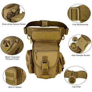 Aangepaste Outdoor Sport Taille <span class=keywords><strong>Leg</strong></span> Tas Voor Mannen Fanny Pack Multifunctionele Waterdichte Motorfiets Tactische Drop <span class=keywords><strong>Leg</strong></span> Tas - Product Image 4