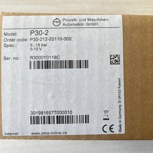 Transmetteur de pression Pma P30-2 0-16 bars 0-10 V certifié CE, composant d'automatisation industrielle - Product Image 1