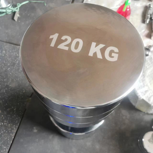 Haltères ronds en acier chromé de <span class=keywords><strong>20</strong></span>, 35, 50, 100, 150 lb pour la musculation en salle de sport - Product Image 4