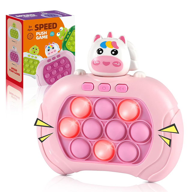 Puzzle Game Speed Push Game Machine Squeeze Plastic Toys for Kids Unisex Toys for Children Pop  Silicone Toys