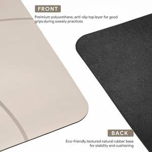 Нескользящие коврики для йоги на заказ, экологически чистые коврики из натурального каучука, Овальный изогнутый Коврик для йоги, искусственная АРКА, арочный Коврик для йоги, толстый коврик для йоги - Product Image 4