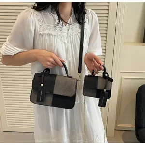 Nouveau style printemps 2025 – Sac carré compact polyvalent pour femme, porté épaule, bandoulière ou sous le bras - Product Image 5
