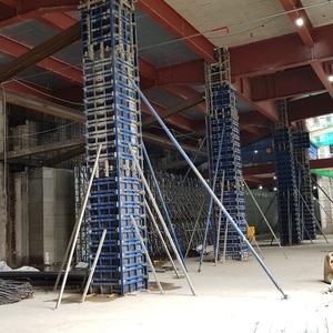 Hệ Thống Ván Khuôn Thép Mô-đun Màu Xanh Lá Cây Mới Với Bảng Ván Ép Cho Cột Bê Tông Và Các Dạng Tường - Product Image 4