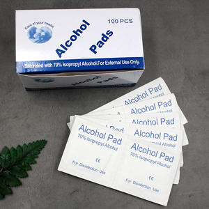 Lingettes jetables en coton alcoolisé en gros, tampons pré-imprégnés d'<span class=keywords><strong>alcool</strong></span> <span class=keywords><strong>isopropylique</strong></span> à 70 %, lingettes individuelles pour le nettoyage des ongles, <span class=keywords><strong>pas</strong></span> <span class=keywords><strong>cher</strong></span> - Product Image 5