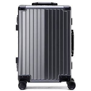 24 Inch Aluminum Frame <b>Suitcase</b> With Trolley Universal Wheels Shockproof Combination <b>Lock</b> Solid Color Durable Travel Luggage - Product Image 5