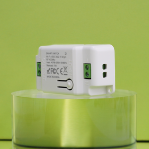 SIXWGH Interruptor de luz WiFi inteligente Funciona Alexa <span class=keywords><strong>Google</strong></span> <span class=keywords><strong>Home</strong></span> SmartThings Apple HomeKit Siri-Control de voz No requiere concentrador 10A Max 250V - Product Image 3