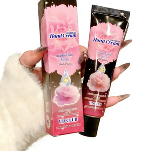 Crème pour les mains parfumée thaïlandaise PEACH JO+ UD, crème pour les mains parfumée à la pivoine noire, hydratante et nourrissante - Product Image 6