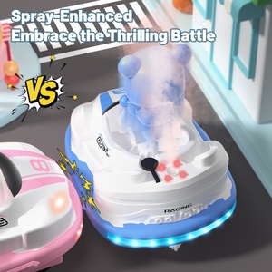 SJY-Q180 Voiture Tamponneuse Télécommandée pour Deux Joueurs avec Fonction de Projection, Lumières, Sons et Pulvérisation de Brume – Jouet RC pour Enfants – Cadeau - Product Image 5