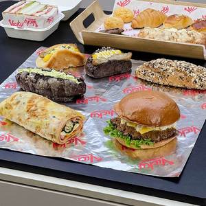 Papel de Envolver para Alimentos con Recubrimiento Personalizado de PE, Antigrasa, de Grado Alimenticio, para Hamburguesas, Pizza, Pasteles, para Envasado de Comida Rápida para Llevar - Product Image 6
