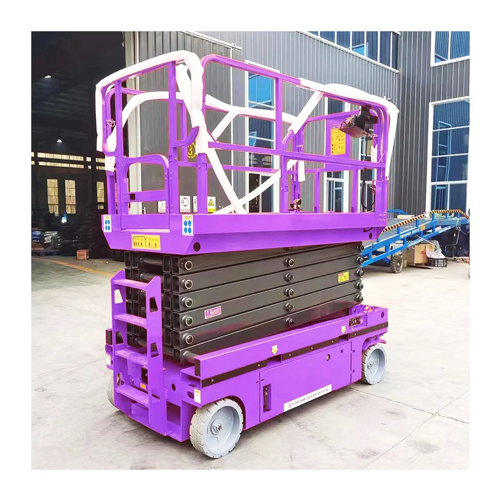 6m 8m 10m 12m 14m 16m battery power aerial work self-propelled scissor lift mobile personal man lift with CE ISO