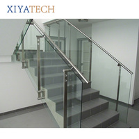 Système de main courante d'escalier en acier inoxydable élégant et moderne XIYATECH pour maisons, bureaux et villas