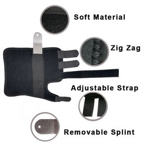 Verstelbare Orthopedische Medische Carpale <span class=keywords><strong>Tunnel</strong></span> Pols Spalk Pols Handbrace Band Neopreen Polssteun - Product Image 6