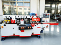 Nouvelle Dégauchisseuse Spirale à 4 Faces et 6 Têtes pour le Travail du Bois, Haute Précision, Robuste, avec Moteur, Haute Efficacité et Haute Productivité
