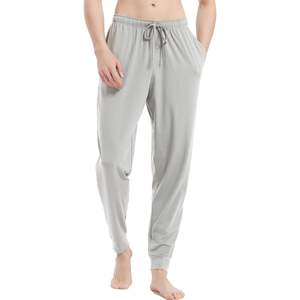 Premium <b>Mens</b> Clothing Manufacturer Vietnam <b>Men's</b> <b>Pajama</b> Pants Joggers Viscose Bamboo Knit Lightweight Lounge Sleep Pants - Product Image 1