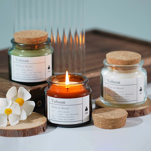 Northern Mu Scented Candle Soy Wax 90g Relaxing Tea Home Decor - Product Image 2