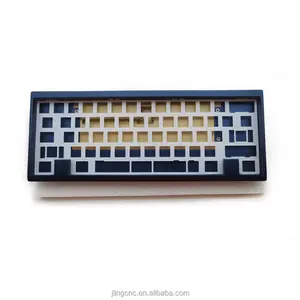 Cnc Machining Mechanical CNC Keyboard Custom Multicolor Anodizing AluminumKeyboard Case Plate