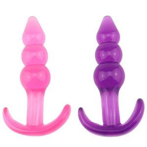 Plug anale in Silicone morbido massaggio alla prostata dilatatore anale Plug dildo per uomo accessori erotici Gay - Product Image 1