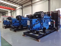 Generador de Gas Metano de Buen Rendimiento, Tipo Silencioso, 500KW 500kva 1MW, Trifásico, 4 Cables, Refrigerado por Agua, Motor Baudouin 2MW