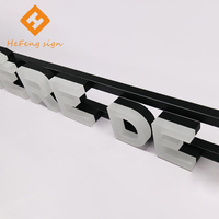 Enseigne de lettre de canal en acier inoxydable 3D faite pour cartier frontlit sign for shop