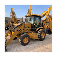 Loader Roda Caterpillar Bekas Berkualitas Tinggi CAT 416E 420F 420E 420F2 428F 6 Ton untuk Konstruksi