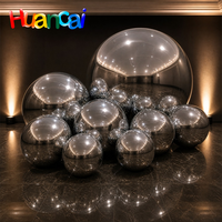 Boules miroir gonflables en PVC, sphère, grand ballon miroir réfléchissant, grosse boule brillante pour discothèque, Noël, mariage, événements, décoration