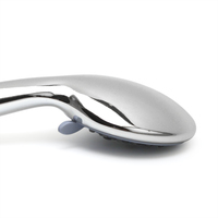 MCBKRPDIO Pommeau de Douche Moderne 5 Fonctions en ABS avec Diverter, Jet Pluie et Jet Massant, Accessoire de Douche à Main