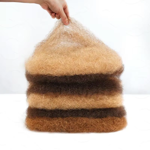 Cho kiểu dáng đẹp afro kinky số lượng lớn Brazil qvr Trinh Remy dreadlock làm nổi bật bím tóc tóc mở rộng không có tập tin đính kèm cần thiết cho bện - Product Image 4