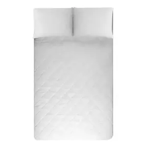 Protector de colchón doble acolchado, lavable a máquina, protector de cama para uso doméstico, funda textil para todas las estaciones - Product Image 1