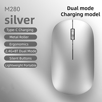 Souris sans fil USB promotionnelle Ranguo, logo personnalisé, pour le jeu et le bureau, design moderne en plastique, impression sérigraphique, vente en gros