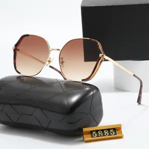EESER 2024 Woman Man Lunettes De Soleil Designer Fashion Sunglasses Gradient Lens Classic Eyeglasses
