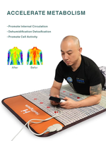 Healthymate Roulot Vibrer Real L'Eau Lit Harmony Glande Thyroïde Gua Sha Grattage Rotation Degré Grand Masseur Matelas