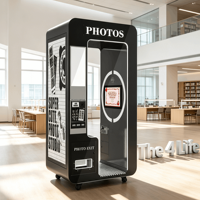 Software de Impresora para Cabina de Fotos Todo en Uno, Carcasa con Logotipo, Máquina Expendedora Remota, Proveedor de Cabinas de Fotos de Alta Tecnología