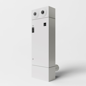 Système de ventilation à récupération de chaleur ERV SQ26, contrôle par application, sans conduit, 260 cmh, pour maison, espace de 80-120 m2, grande pièce unique, échangeur d'air frais - Product Image 1