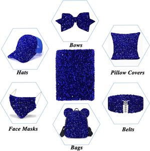 Rts Cổ Sáng Bóng Lấp Lánh Long Lanh Màu Trắng Sequins Ren Vải Căng <span class=keywords><strong>Payette</strong></span> Sequin Nhung Vải Cho Thời Trang Ăn Mặc Của Sân - Product Image 6