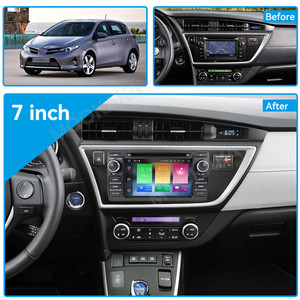 Mookaka Écran 7 pouces Style OEM pour <span class=keywords><strong>Toyota</strong></span> <span class=keywords><strong>Auris</strong></span> 2013-<span class=keywords><strong>2015</strong></span> Voiture Multimédia Stéréo GPS CarPlay Player écran radio <span class=keywords><strong>android</strong></span> - Product Image 2