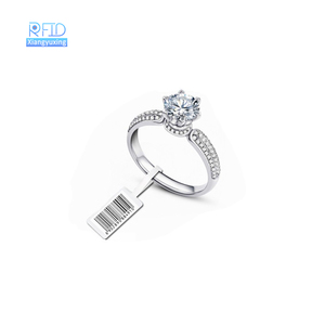 Etiqueta de Precio RFID <span class=keywords><strong>UHF</strong></span> para Joyería ISO 18000-6C U8/M830 PET para Gestión de Lujo - Product Image 3