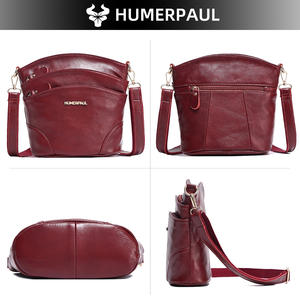 <span class=keywords><strong>Borsa</strong></span> a <span class=keywords><strong>tracolla</strong></span> in vera pelle HUMERPAUL da donna <span class=keywords><strong>bordeaux</strong></span> <span class=keywords><strong>borsa</strong></span> a <span class=keywords><strong>tracolla</strong></span> Multi-tasca per uso quotidiano <span class=keywords><strong>borsa</strong></span> di alta qualità - Product Image 3