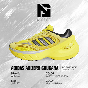 Zapatillas Adidas Goukana 'Light Yellow' para Correr, Parte Superior Transpirable, con Cordones, Punta Redonda, Estilo Deportivo - Product Image 6